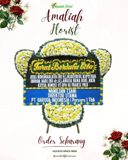 Papan Bunga Duka Ciawi