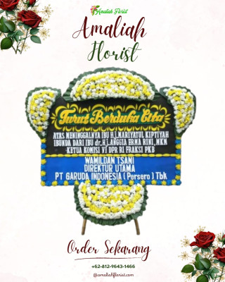 Papan Bunga Duka di Ciawi