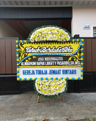 Papan Bunga Duka di Ciawi
